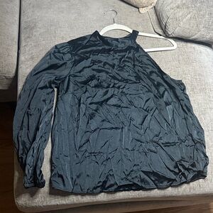 Who What Wear Charcoal Blouse